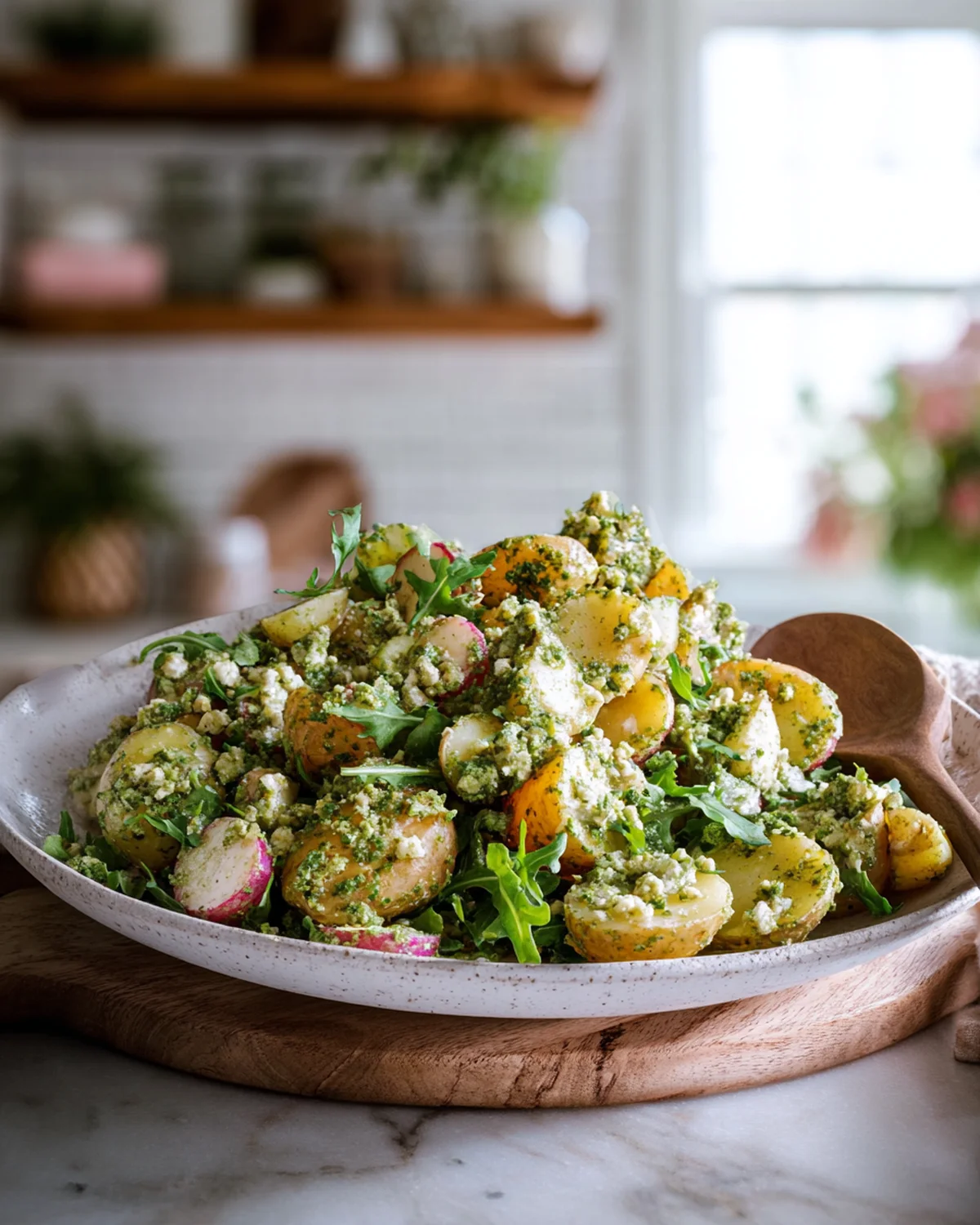 Arugula Pesto Potato Salad - Image 3