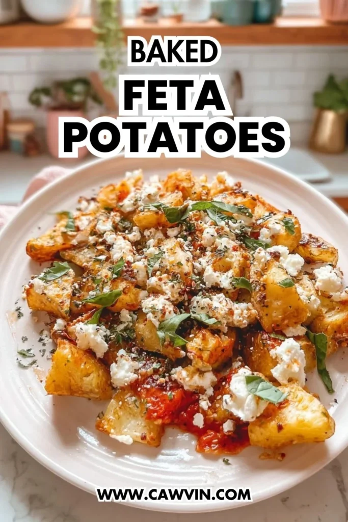 Baked Feta Potatoes - Easy Peasy Recipes