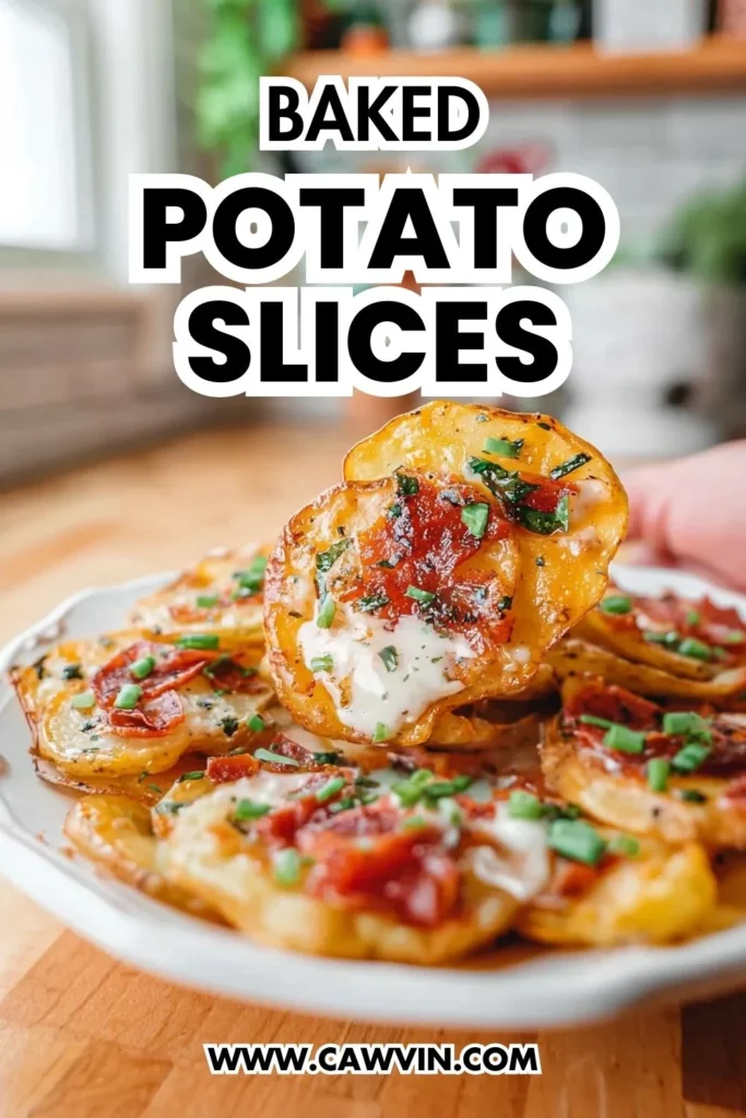 Baked Potato Slices - Easy Peasy Recipes