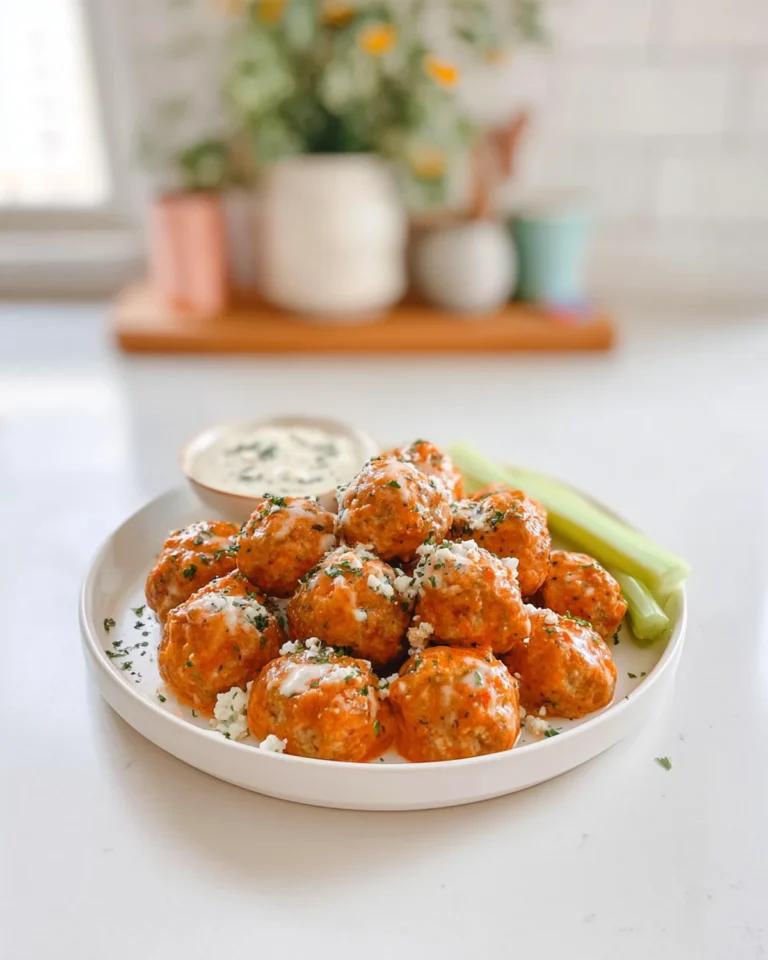 Buffalo Chicken Meatballs Recipe