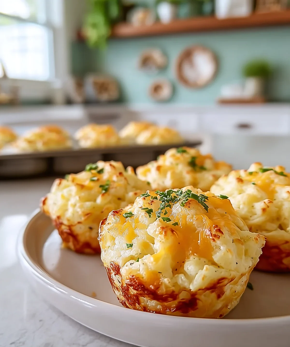 Cheesy Mashed Potato Puffs Recipe