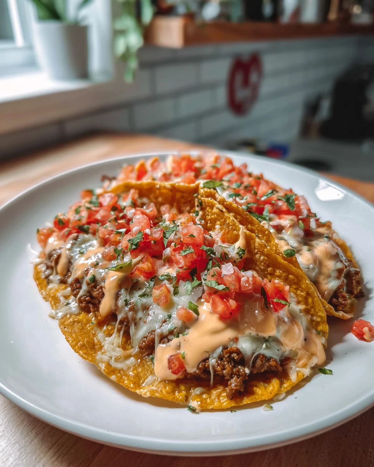 Cheesy Rotel Beef Tacos Recipe