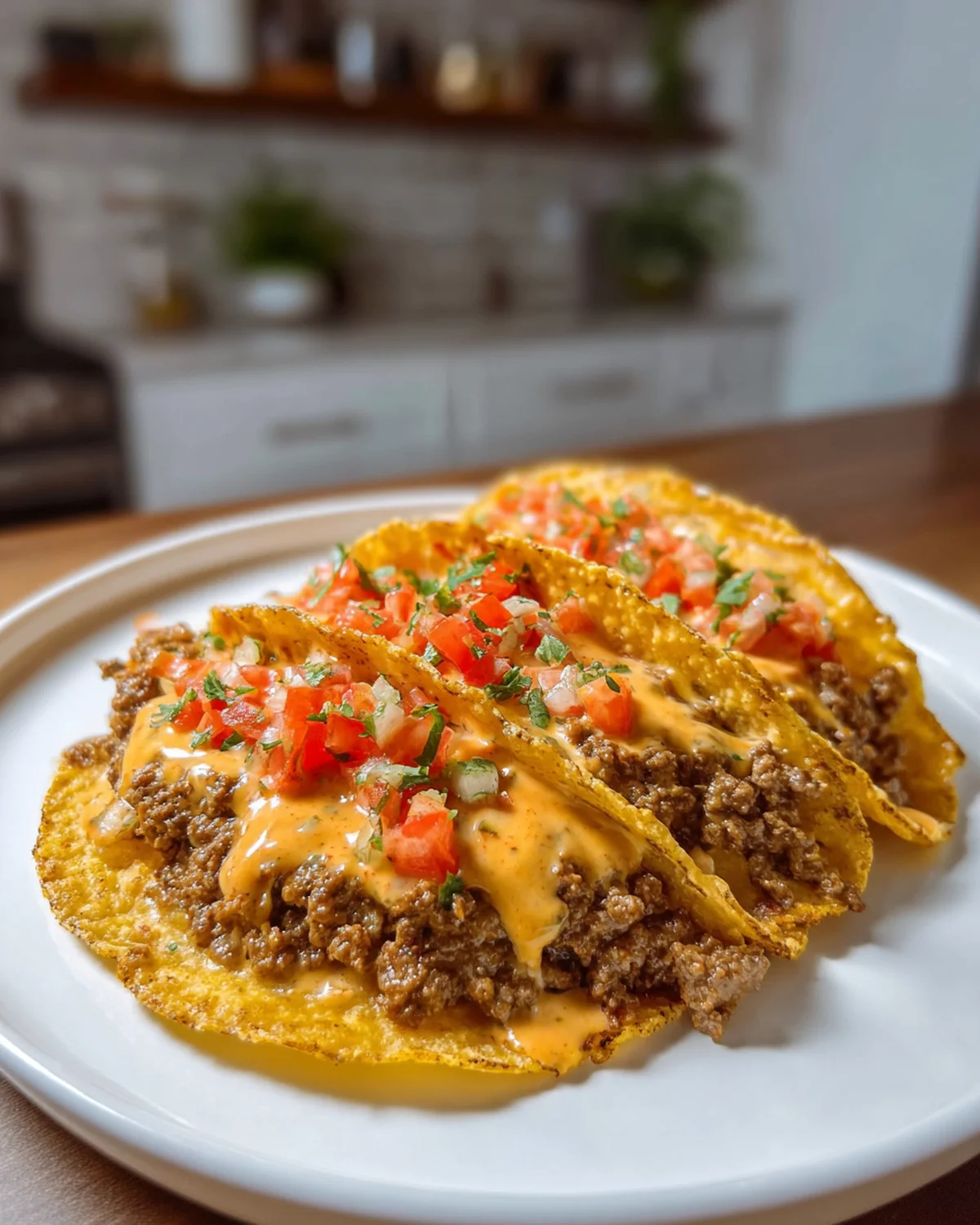 Cheesy Rotel Beef Tacos - Image 3