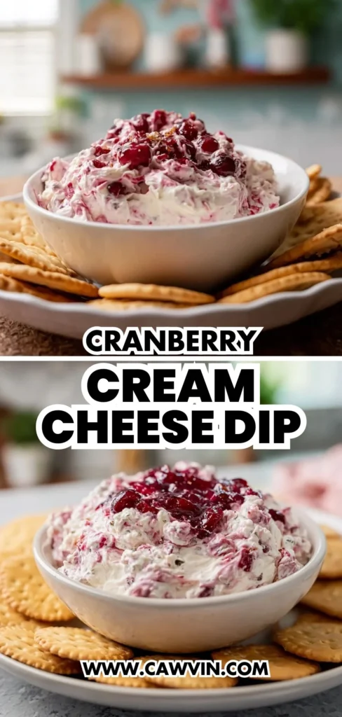 Cranberry Cream Cheese Dip 2 1 - Easy Peasy Recipes