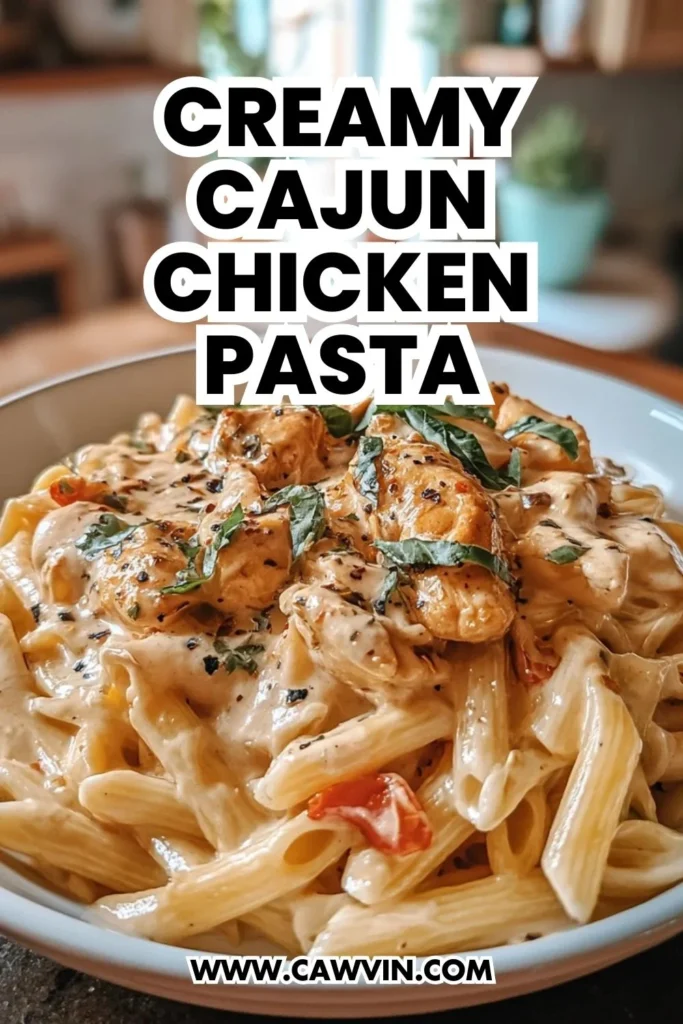 Creamy Cajun Chicken Pasta - Easy Peasy Recipes