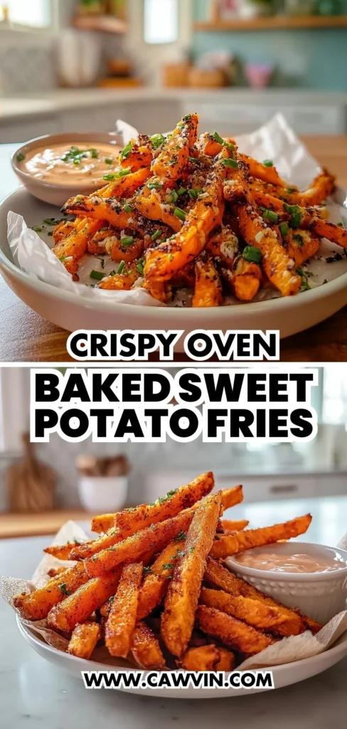 Crispy Oven Baked Sweet Potato Fries 2 1 - Easy Peasy Recipes