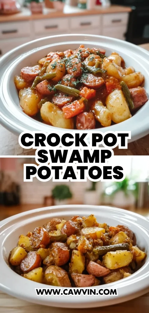 Crock Pot Swamp Potatoes 2 1 - Easy Peasy Recipes