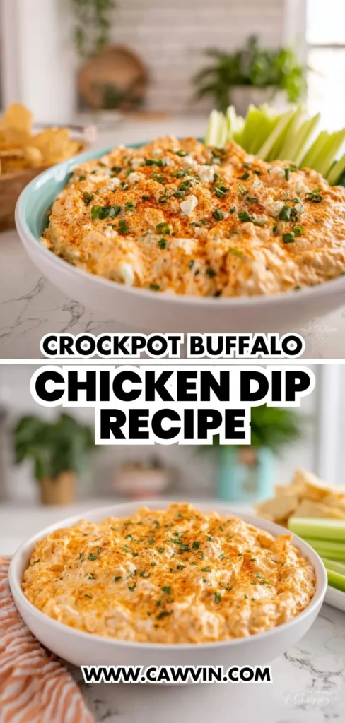 Crockpot Buffalo Chicken Dip Recipe 2 1 - Easy Peasy Recipes
