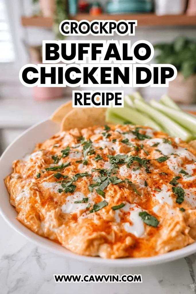 Crockpot Buffalo Chicken Dip Recipe - Easy Peasy Recipes