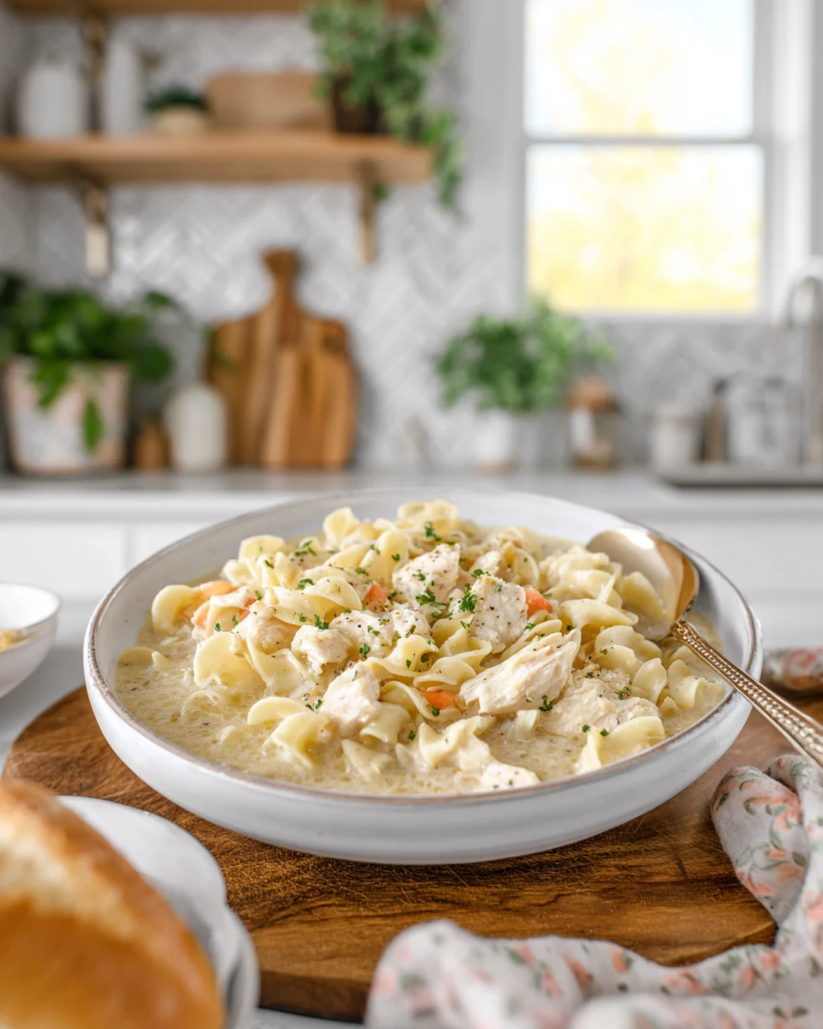 Crockpot Creamy Chicken Noodle Soup - Image 4