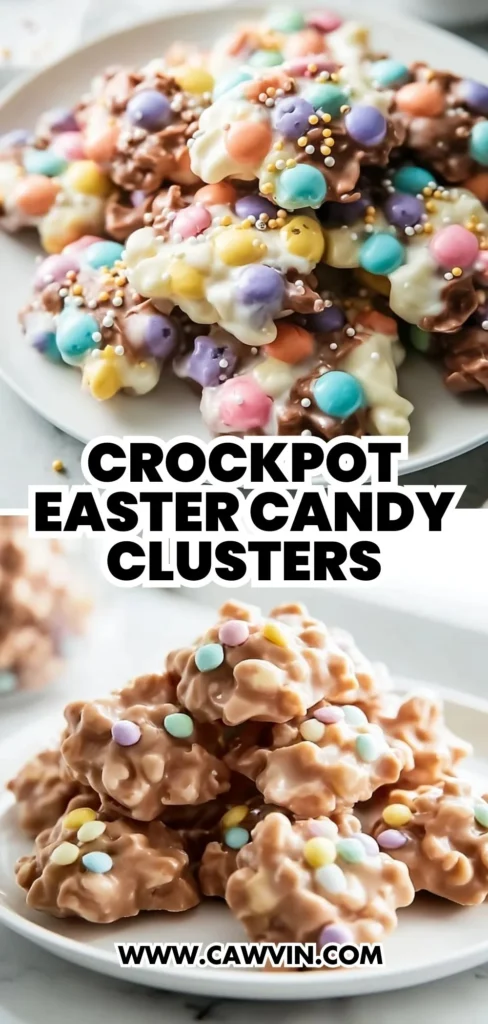 Crockpot Easter Candy Clusters 2 - Easy Peasy Recipes