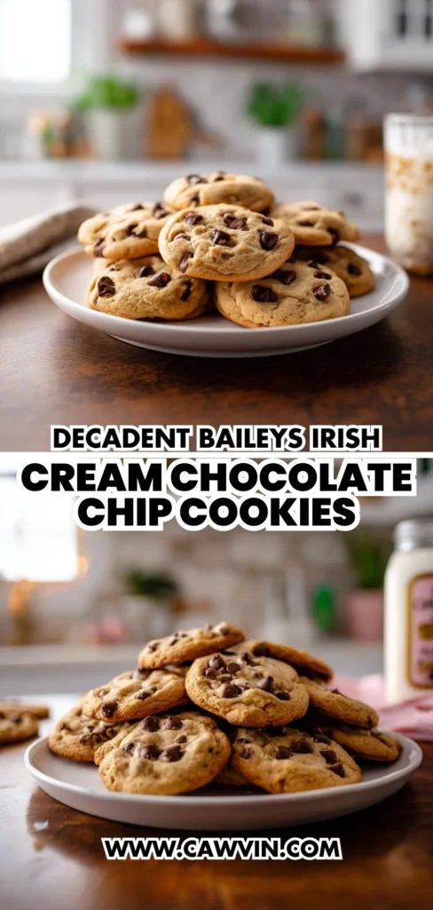 Decadent Baileys Irish Cream Chocolate Chip Cookies 2 1 - Easy Peasy Recipes