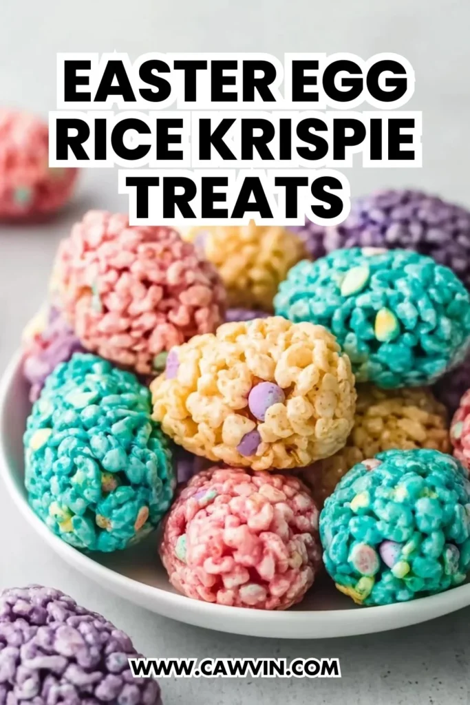 Easter Egg Rice Krispie Treats - Easy Peasy Recipes