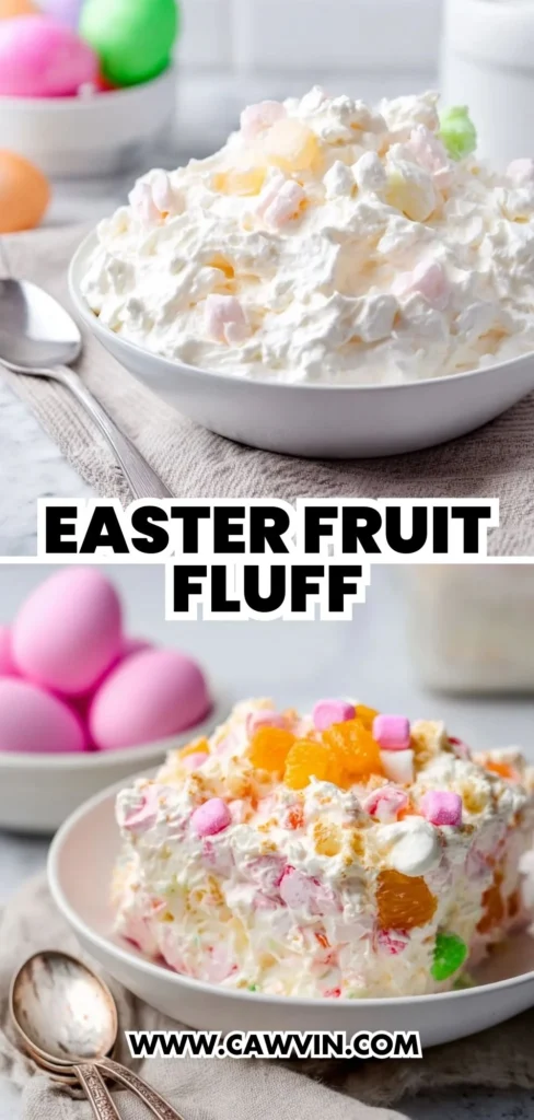 Easter Fruit Fluff 2 - Easy Peasy Recipes