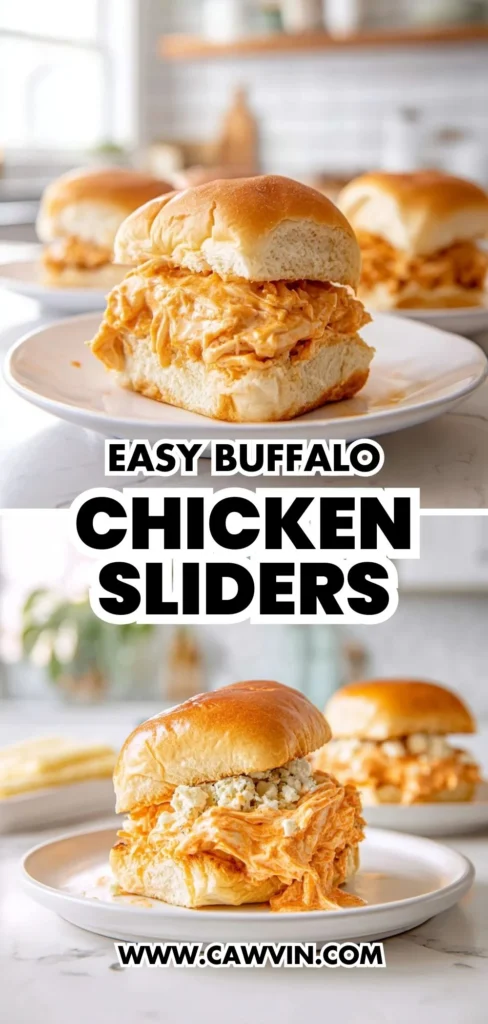 Easy Buffalo Chicken Sliders 2 1 - Easy Peasy Recipes