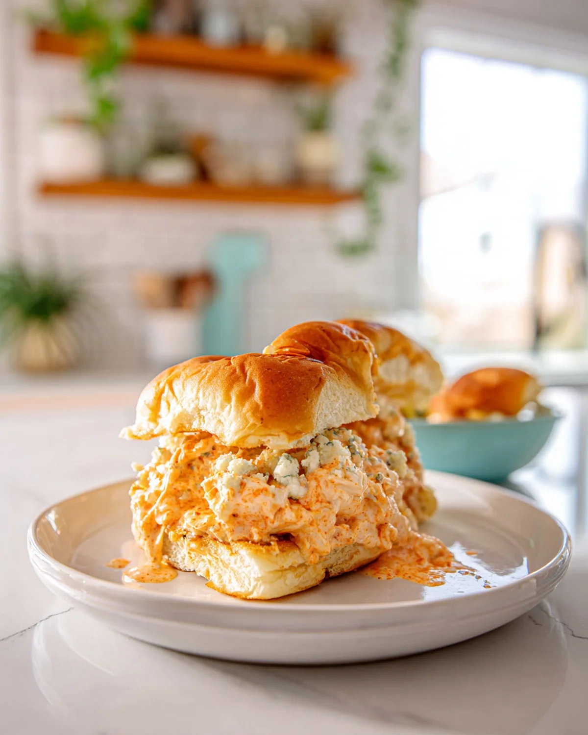 Easy Buffalo Chicken Sliders - Image 3