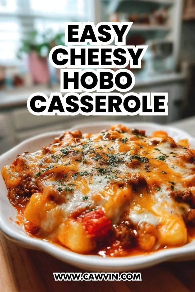 Easy Cheesy Hobo Casserole - Easy Peasy Recipes