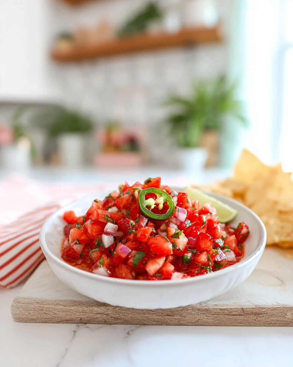 Easy Strawberry Jalapeño Salsa - Image 4