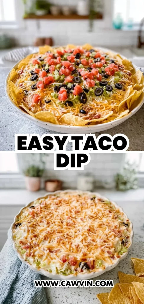 Easy Taco Dip 2 1 - Easy Peasy Recipes