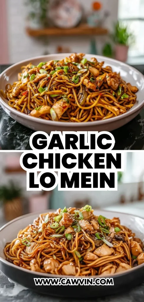 Garlic Chicken Lo Mein 2 1 - Easy Peasy Recipes