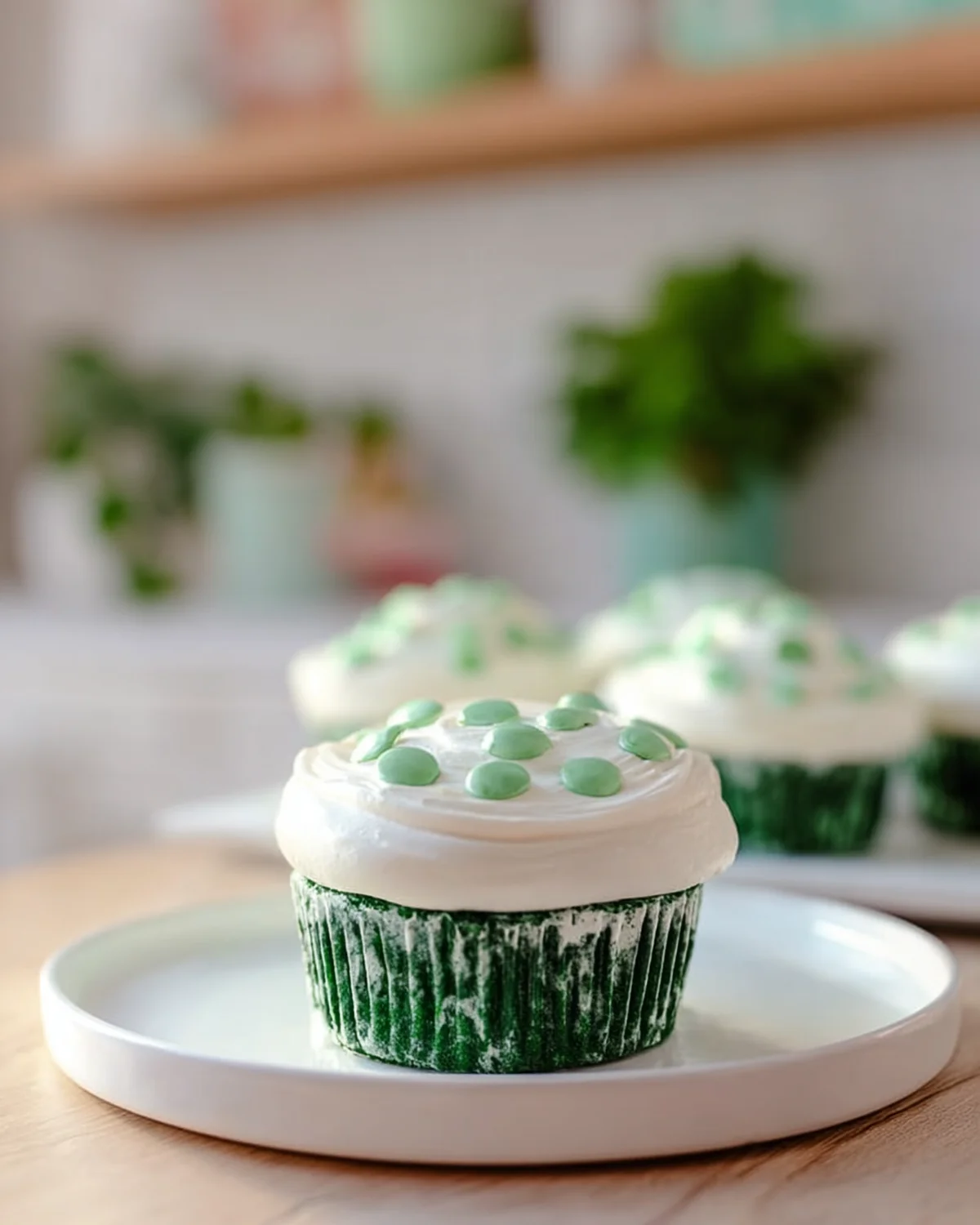 Green Velvet Cake And Cupcakes - Image 4