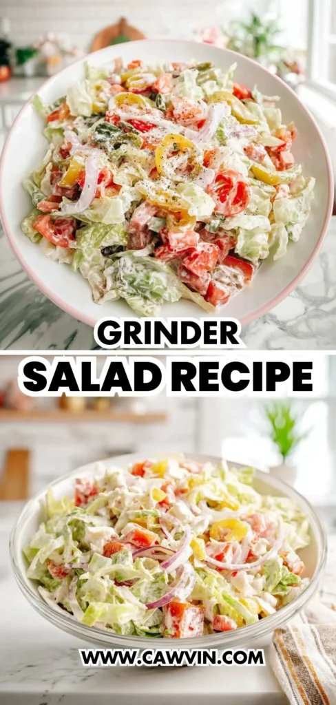 Grinder Salad Recipe 2 1 - Easy Peasy Recipes