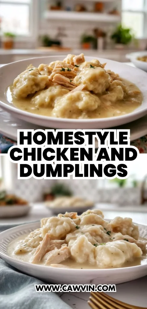 Homestyle Chicken and Dumplings Cracker Barrel Inspired 2 1 - Easy Peasy Recipes