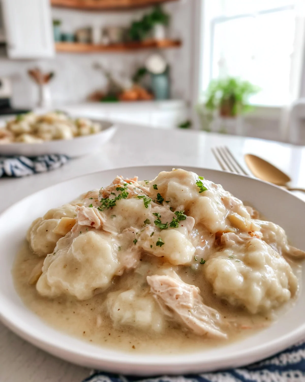 Homestyle Chicken and Dumplings (Cracker Barrel-Inspired) - Image 4