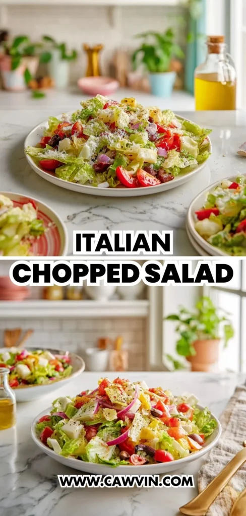 Italian Chopped Salad 2 1 - Easy Peasy Recipes