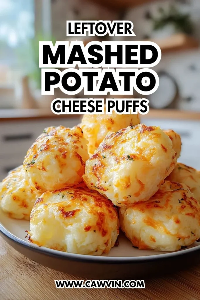Leftover Mashed Potato Cheese Puffs - Easy Peasy Recipes