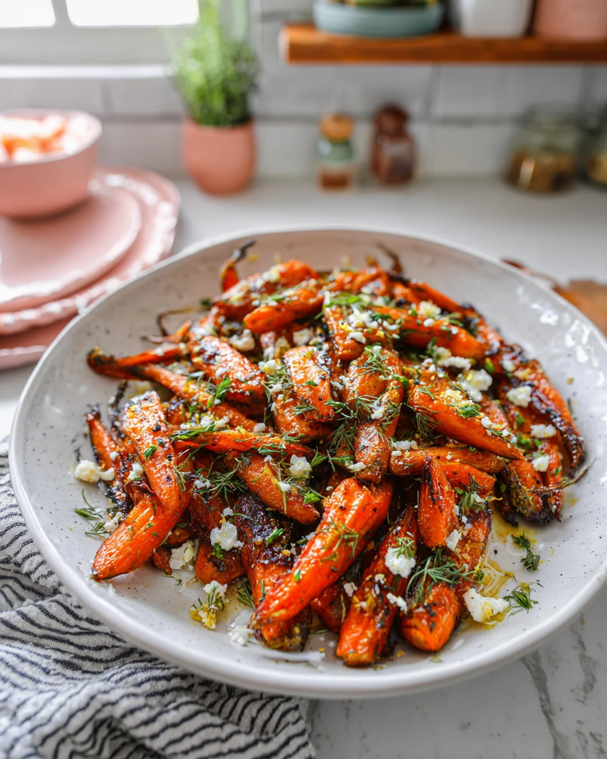 Lemon Dijon Roasted Carrots Recipe