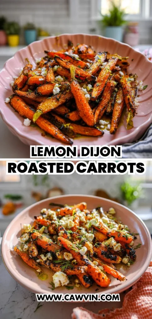 Lemon Dijon Roasted Carrots 2 1 - Easy Peasy Recipes