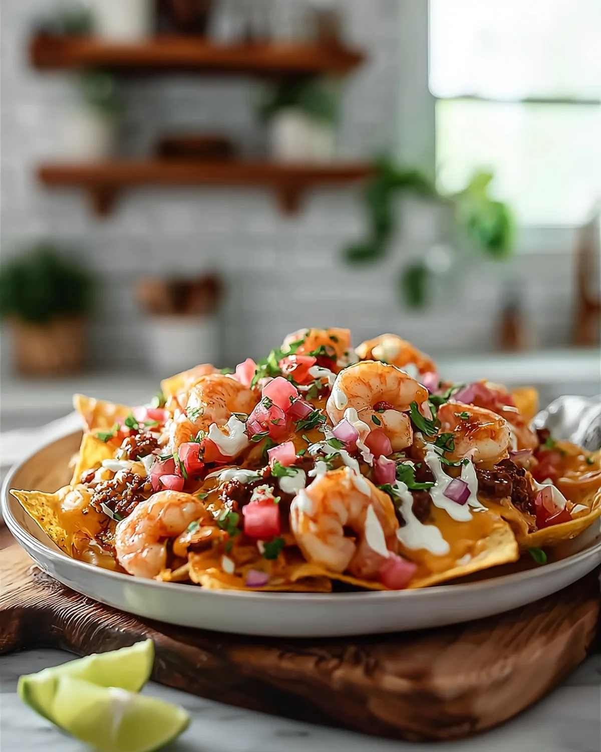 Loaded Shrimp and Beef Nachos - Image 3