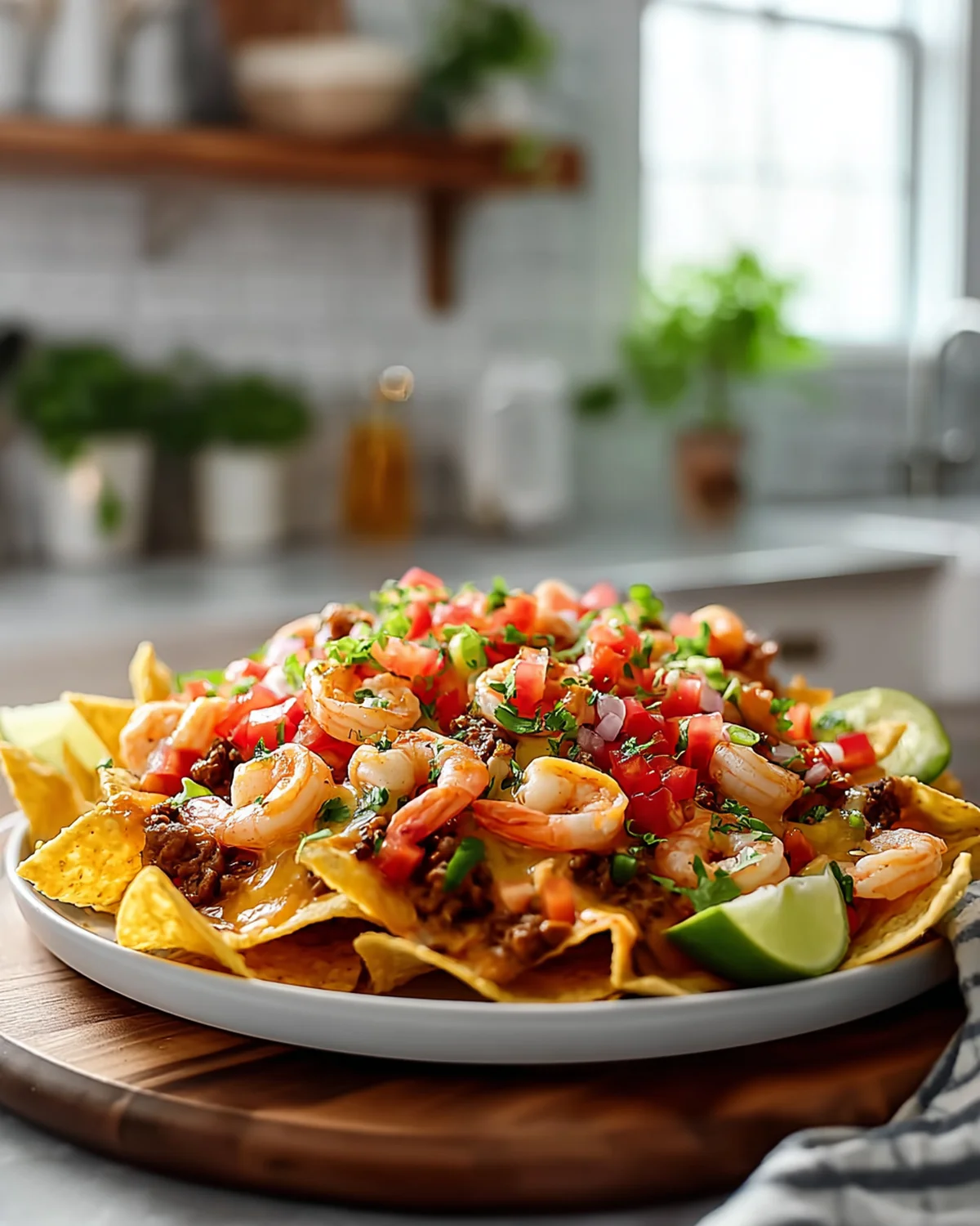 Loaded Shrimp and Beef Nachos - Image 4