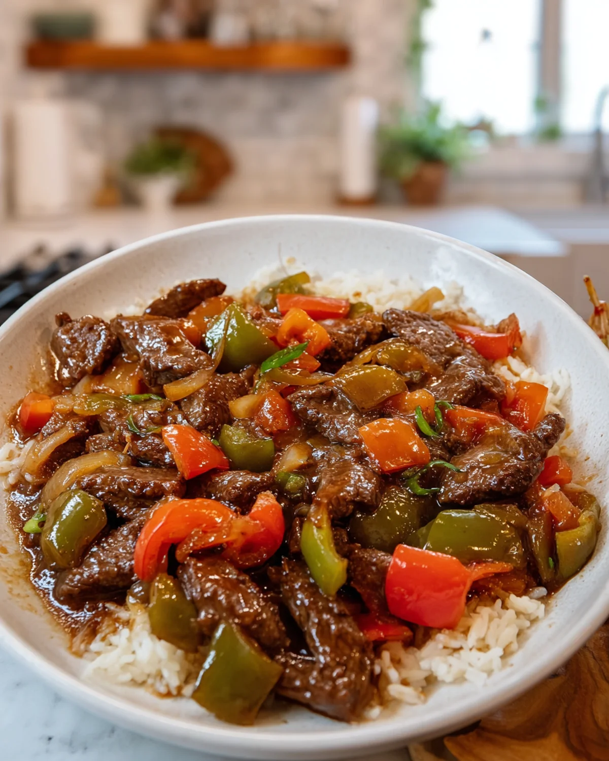 Pepper Steak with Garlic Rice - Image 3