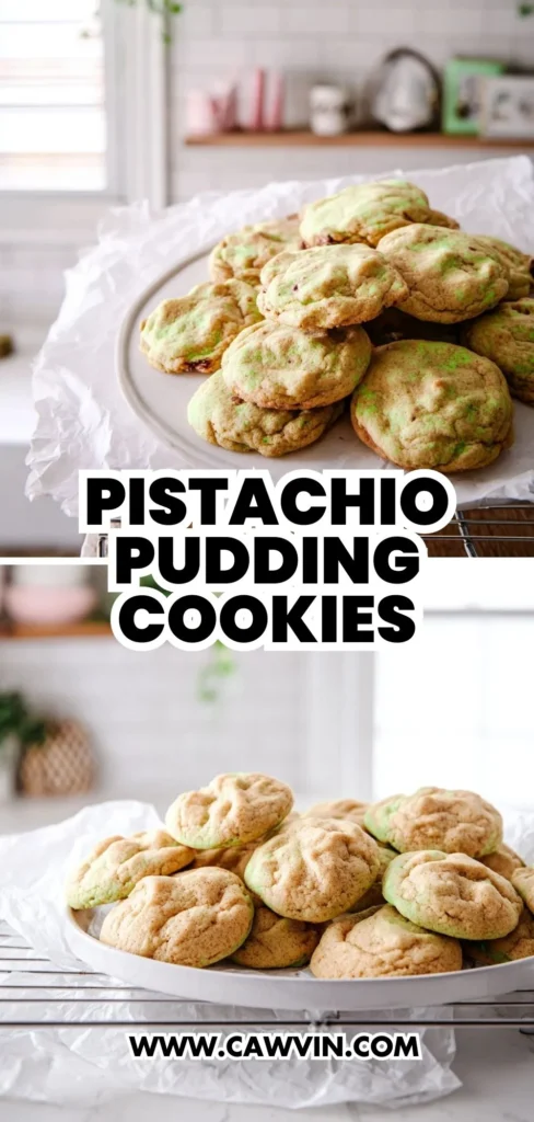Pistachio Pudding Cookies 2 1 - Easy Peasy Recipes