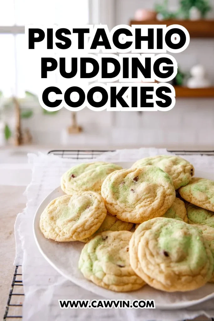 Pistachio Pudding Cookies - Easy Peasy Recipes
