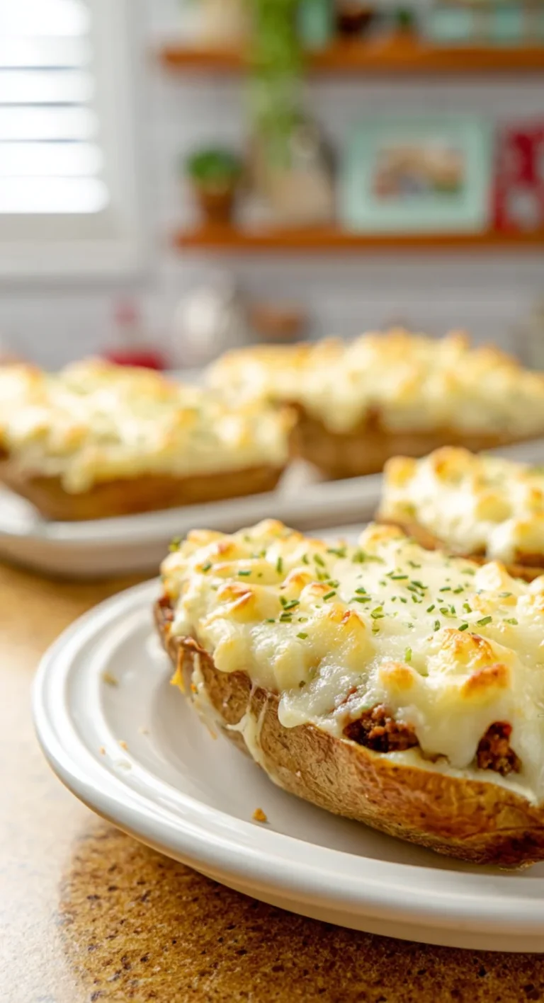Shepherd’s Pie Potato Skins Recipe