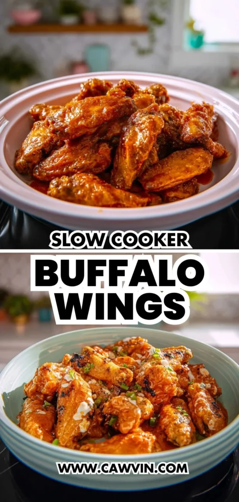 Slow Cooker Buffalo Wings 2 1 - Easy Peasy Recipes