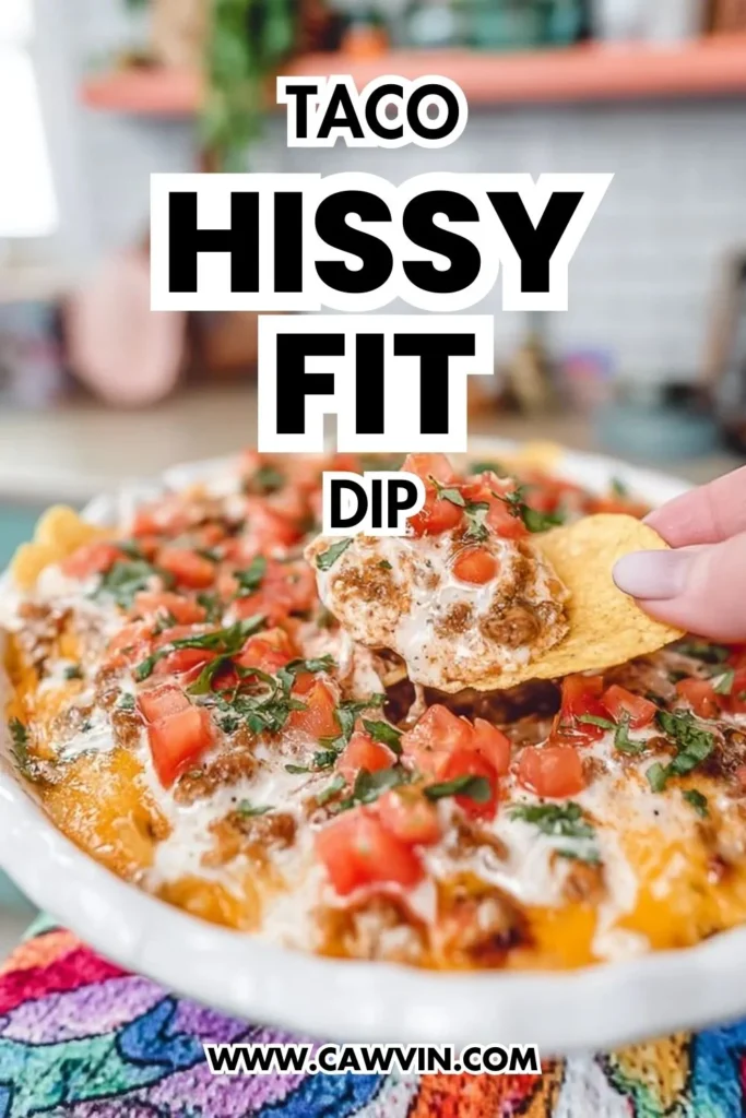 Taco Hissy Fit Dip - Easy Peasy Recipes