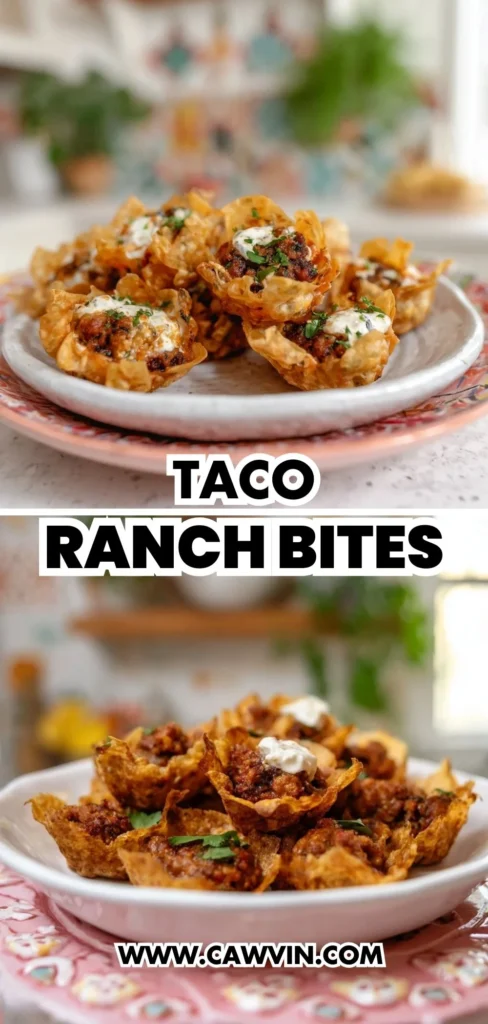 Taco Ranch Bites 2 1 - Easy Peasy Recipes