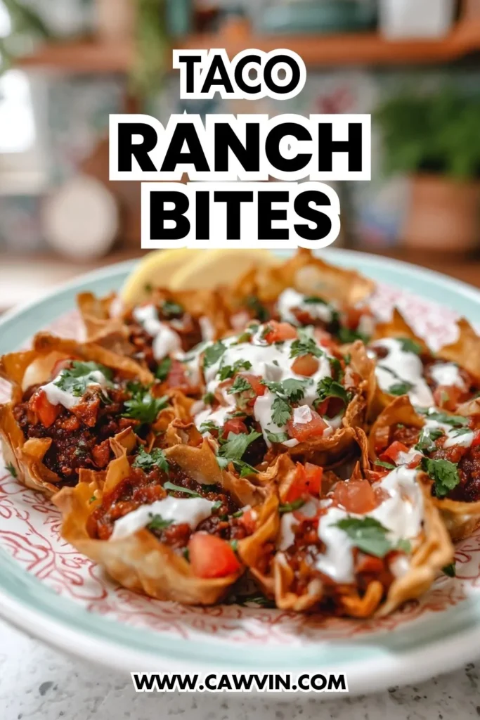 Taco Ranch Bites - Easy Peasy Recipes