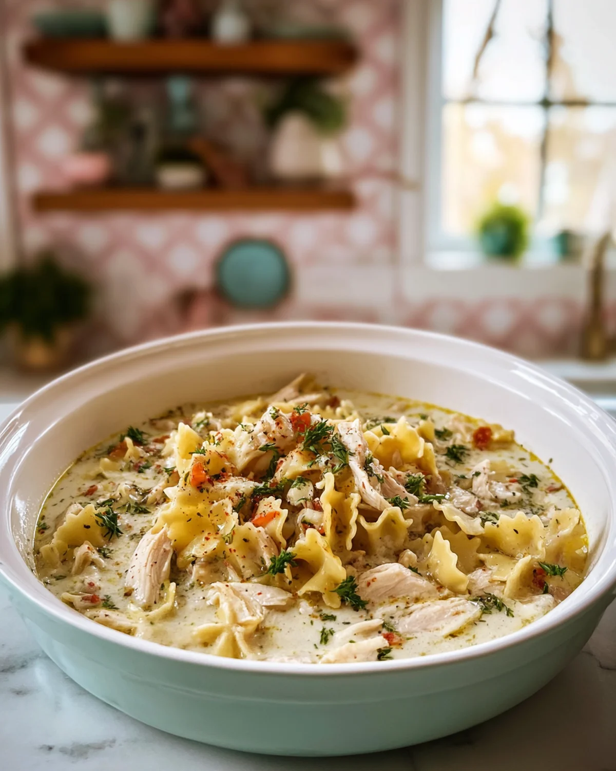 White Chicken Lasagna Soup - Image 3