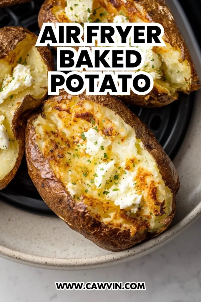 Air Fryer Baked Potato recipe - Easy Peasy Recipes