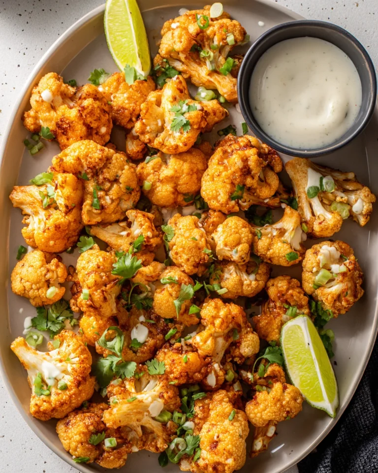 Air Fryer Buffalo Cauliflower Recipe