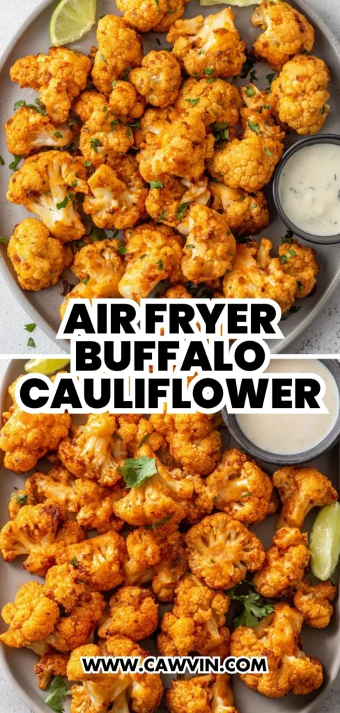 Air Fryer Buffalo Cauliflower 2 1 - Easy Peasy Recipes
