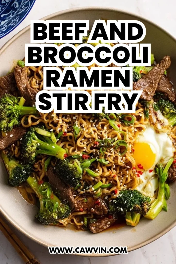 Beef and Broccoli Ramen Stir Fry - Easy Peasy Recipes