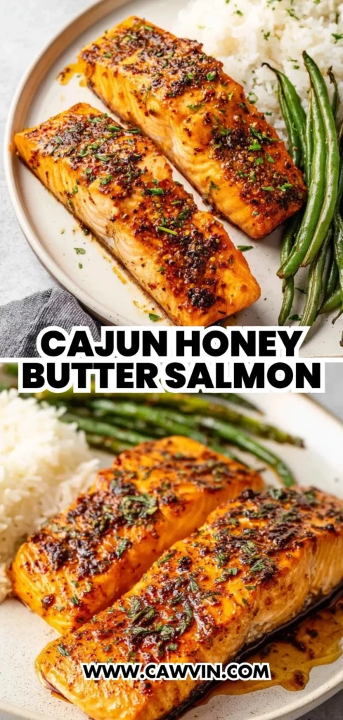 Cajun Honey Butter Salmon 2 1 - Easy Peasy Recipes