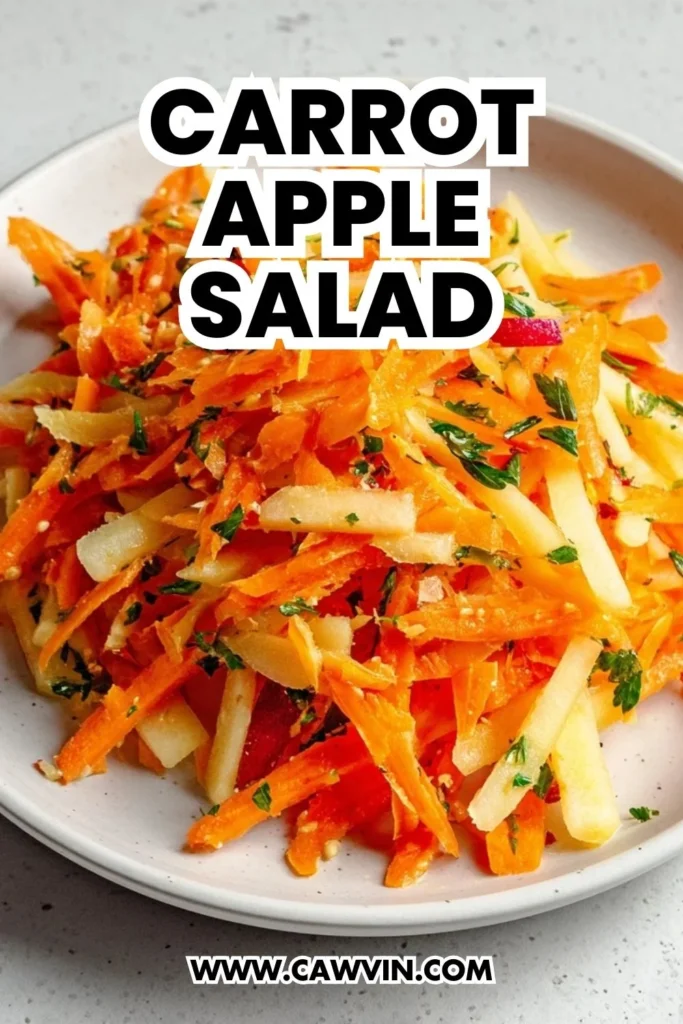 Carrot Apple Salad - Easy Peasy Recipes