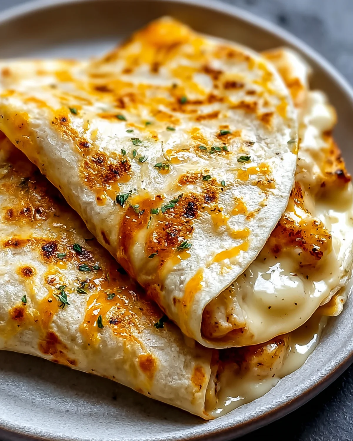 Cheesy Garlic Chicken Wraps - Image 3